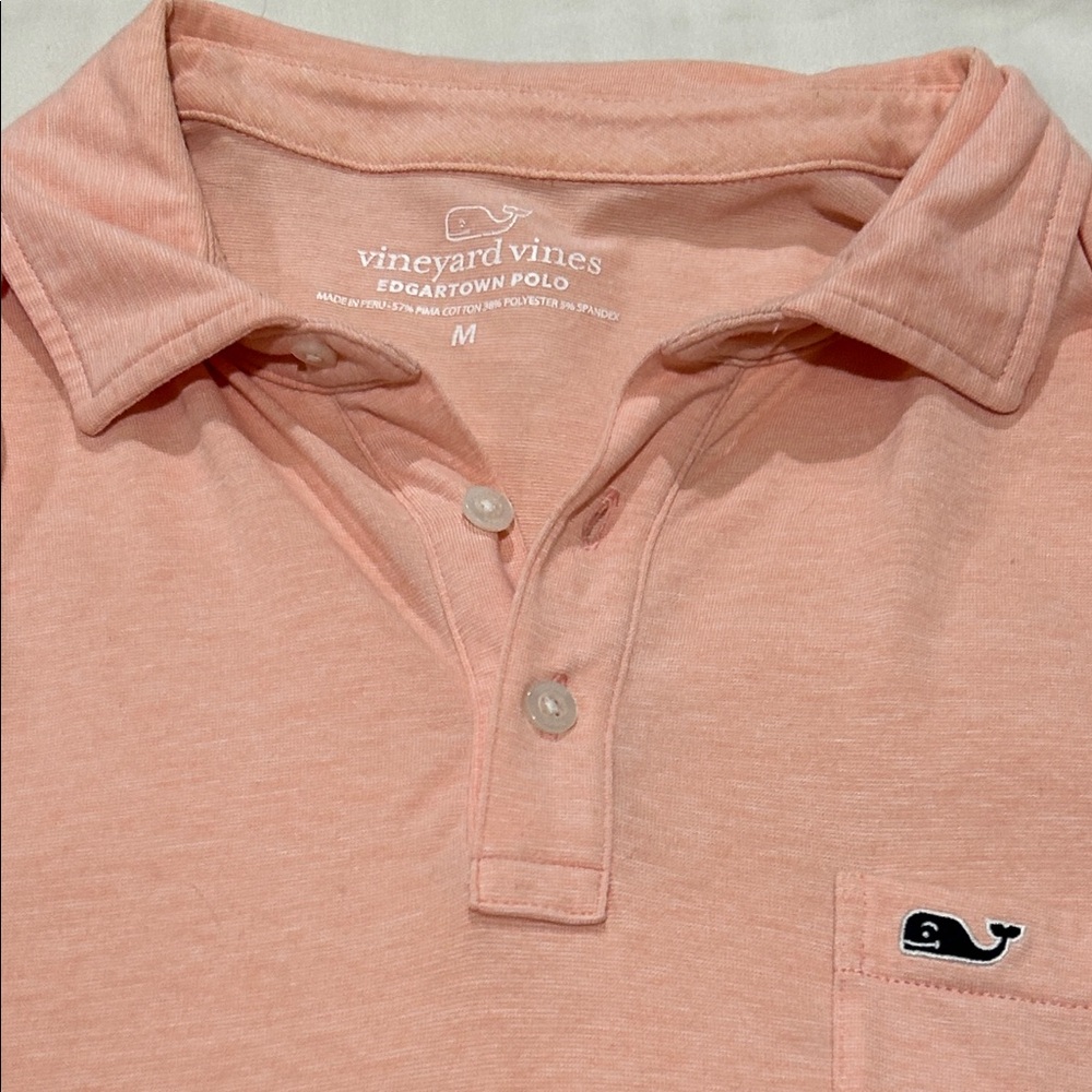 Vineyard Vines Coral Polo Shirt